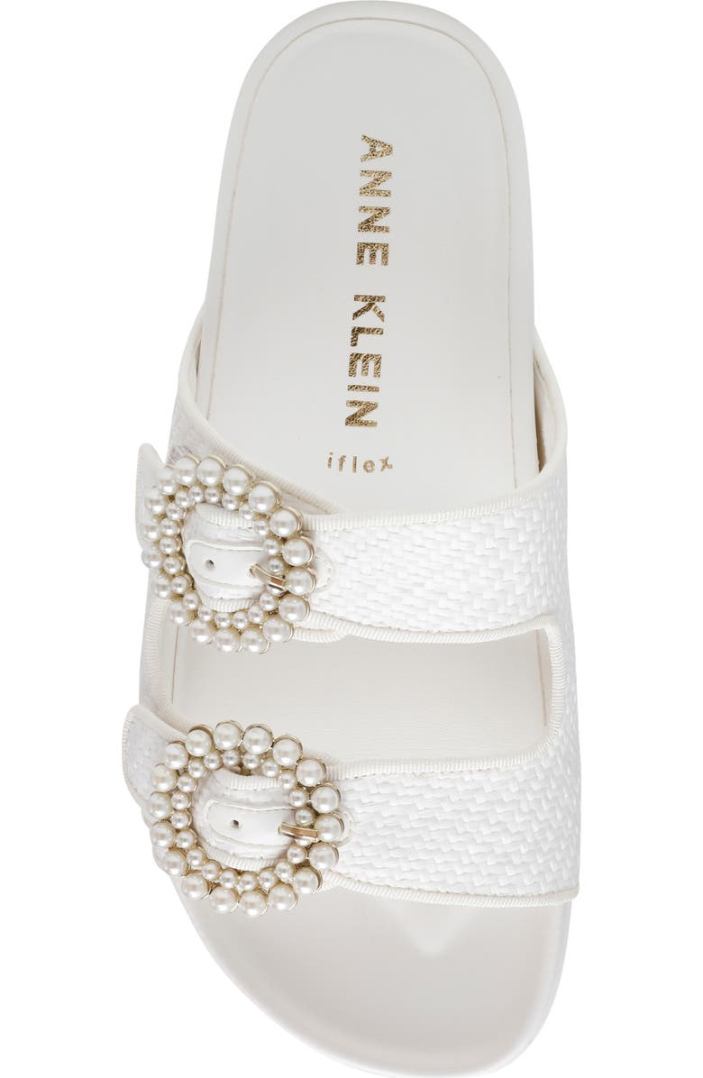 Anne Klein Happy Platform Slide Sandal, Alternate, color,