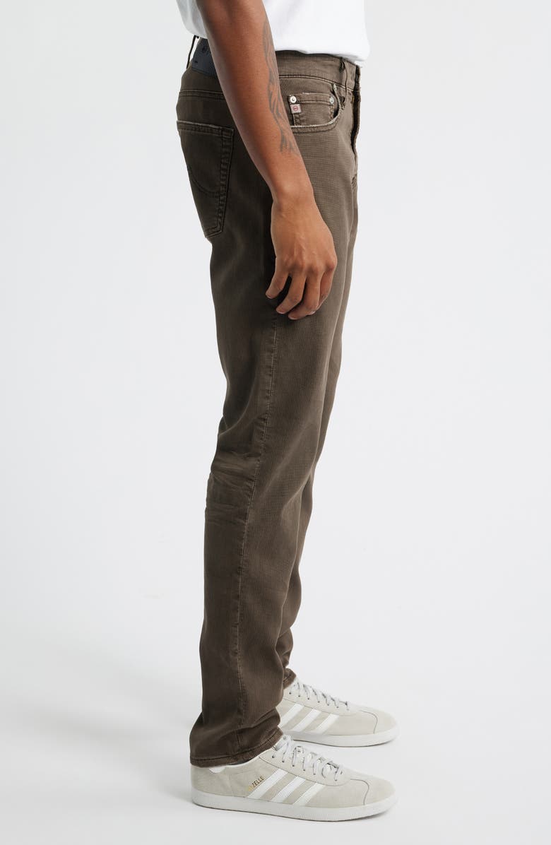 AG Tellis Slim Fit Corduroy Pants, Alternate, color, Sulfur Brown Slate