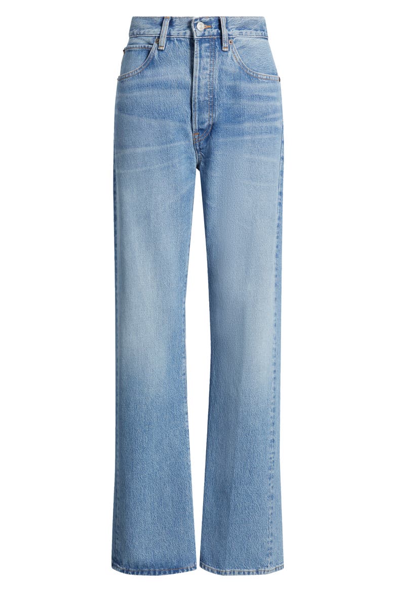 The Vertical High Waist Relaxed Straight Leg Jeans, Alternate, color, STATIC