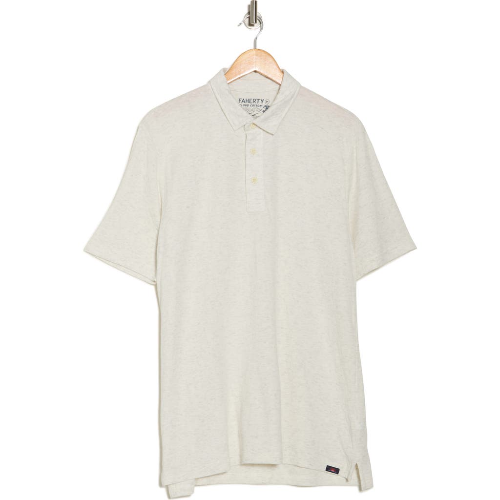 Faherty Cloud Cotton Blend Polo