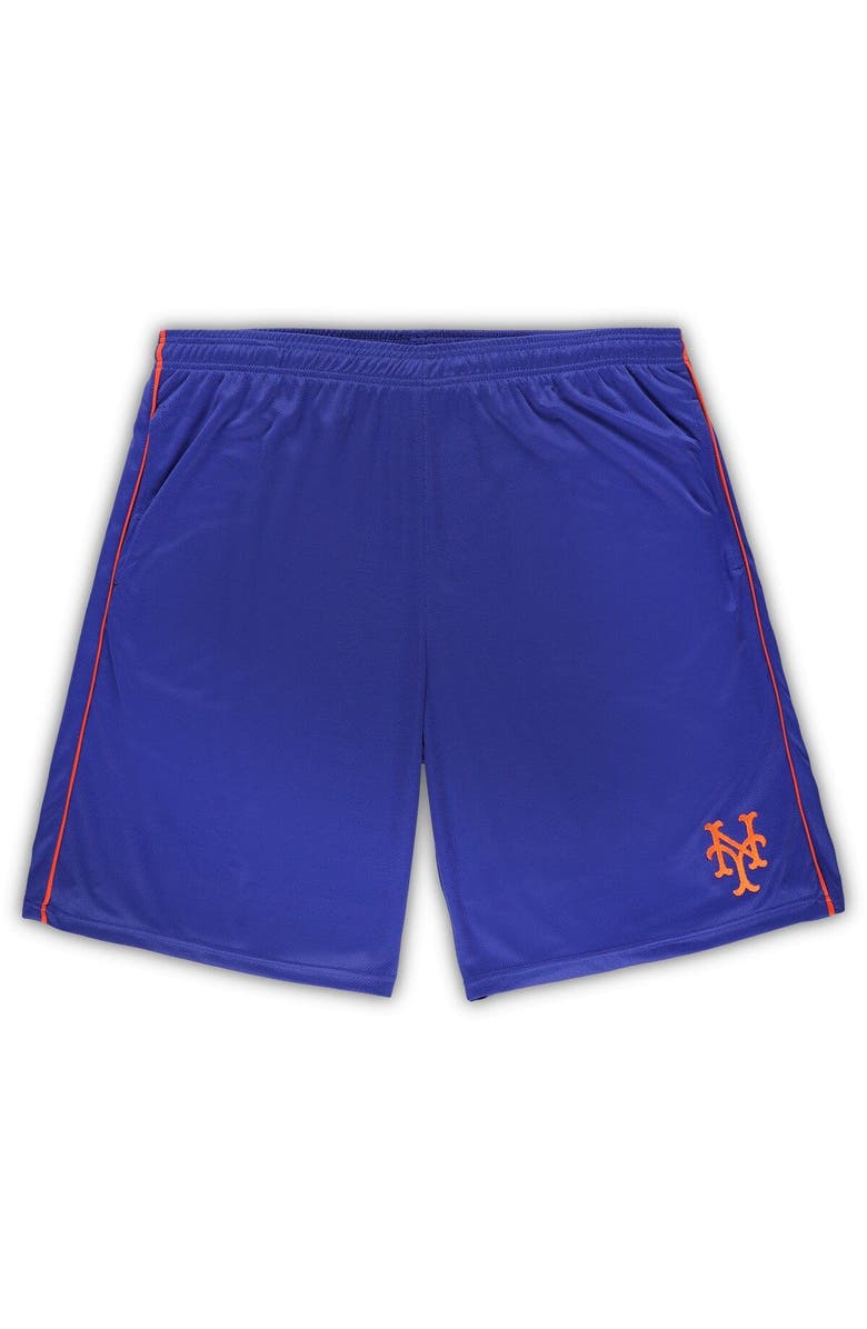 PROFILE Men's Profile Royal New York Mets Big & Tall Mesh Shorts, Main, color, Royal