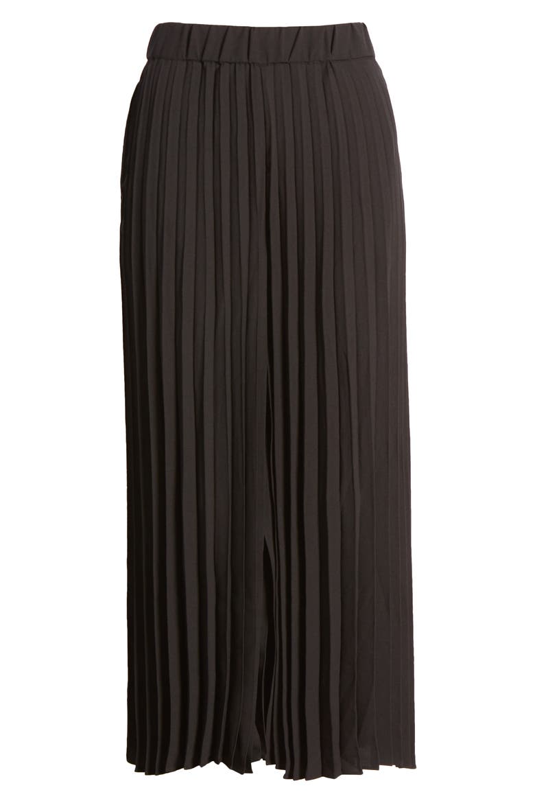 Pleated Pants, Alternate, color, BLACK