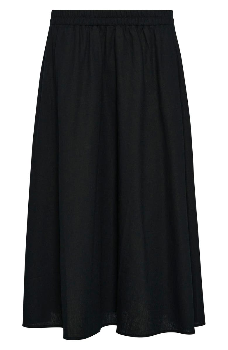 Barbour Elsie Cotton & Linen Midi Skirt, Alternate, color,