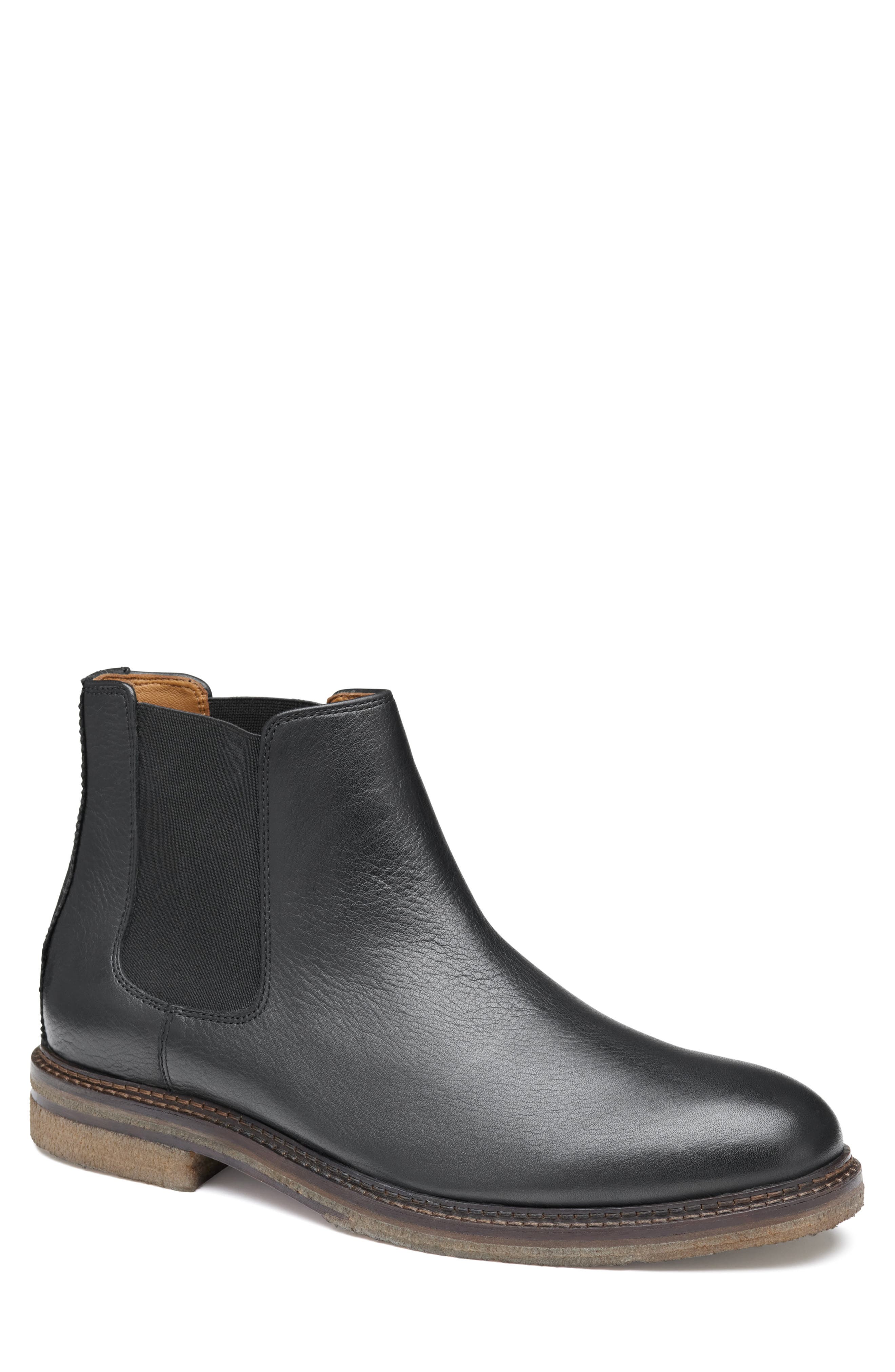 Johnston & Murphy Calder Plain Toe Chelsea Boot (Men 