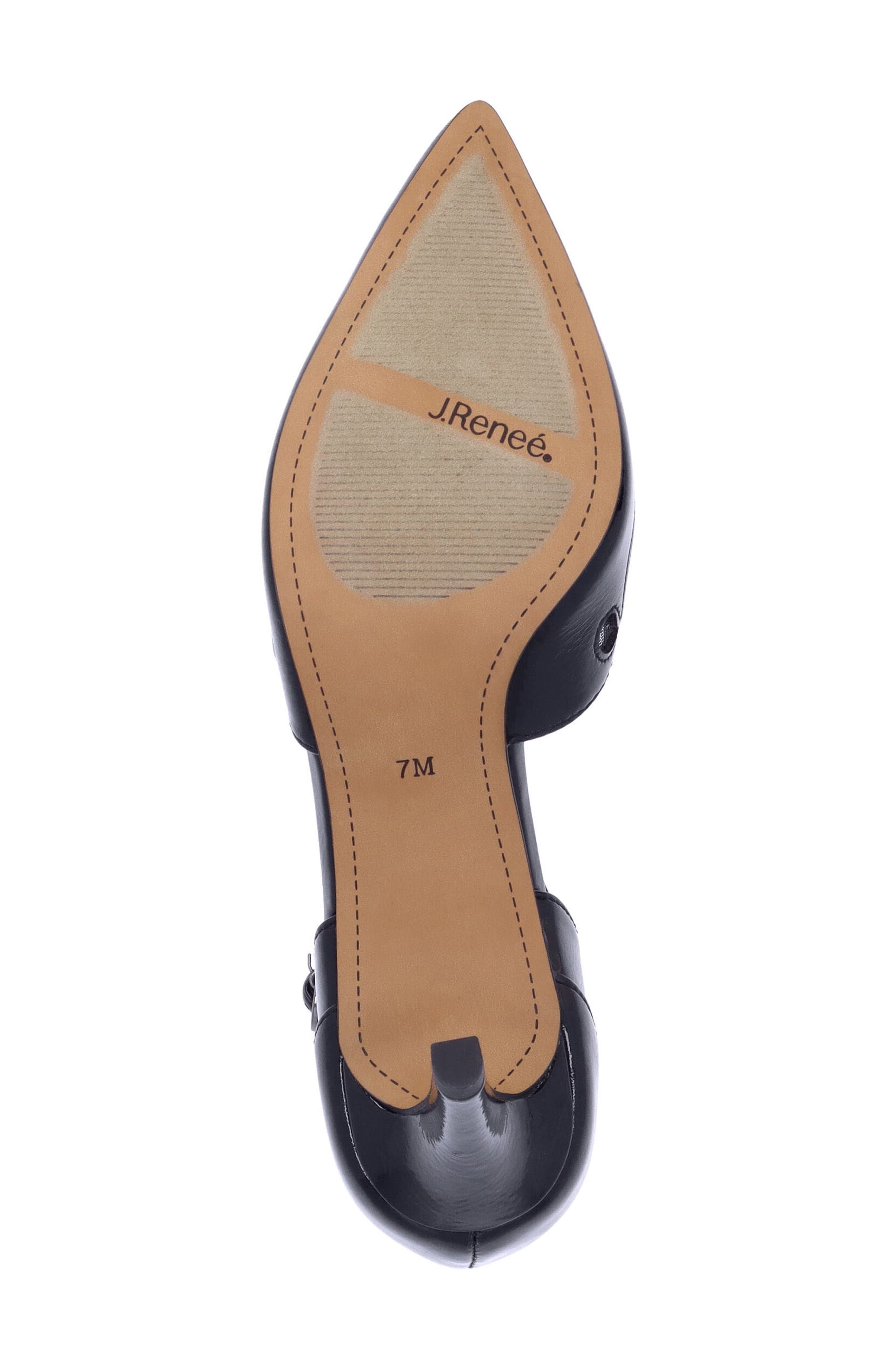 J. Reneé Lisha T-Strap Pump, Alternate, color, Black