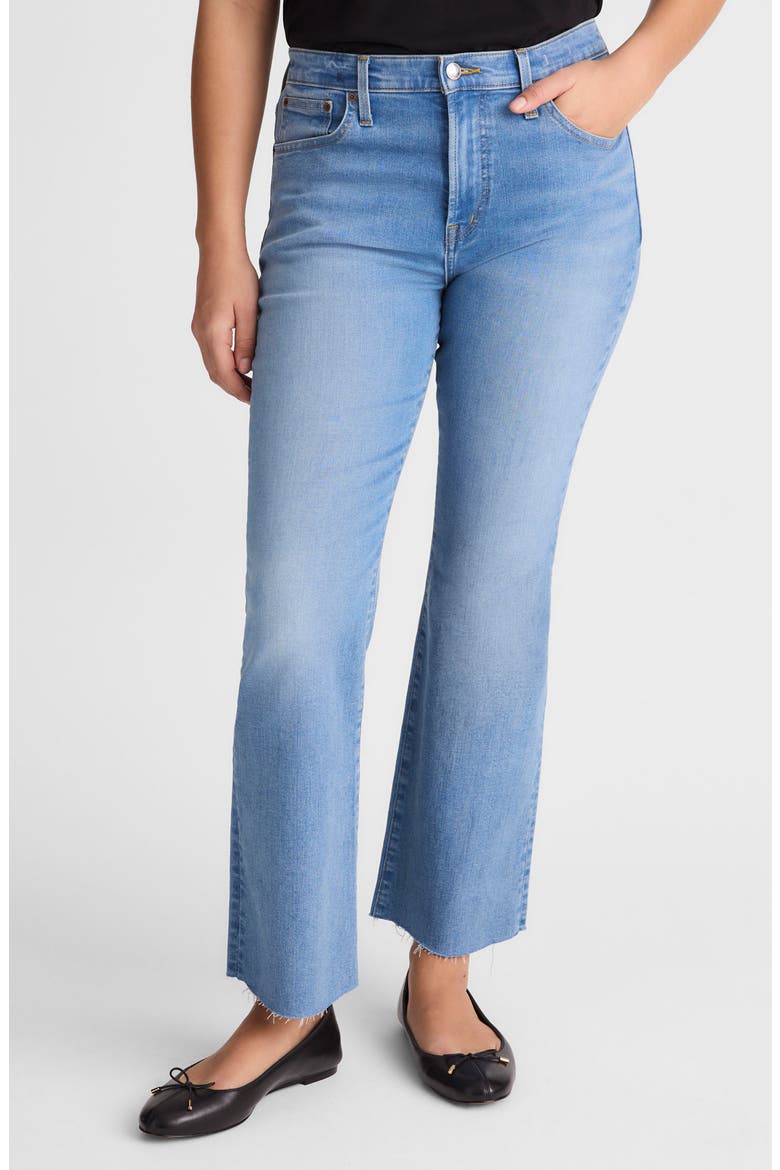 The Crop Flare Jeans, Alternate, color, COASTAL BLUE WASH