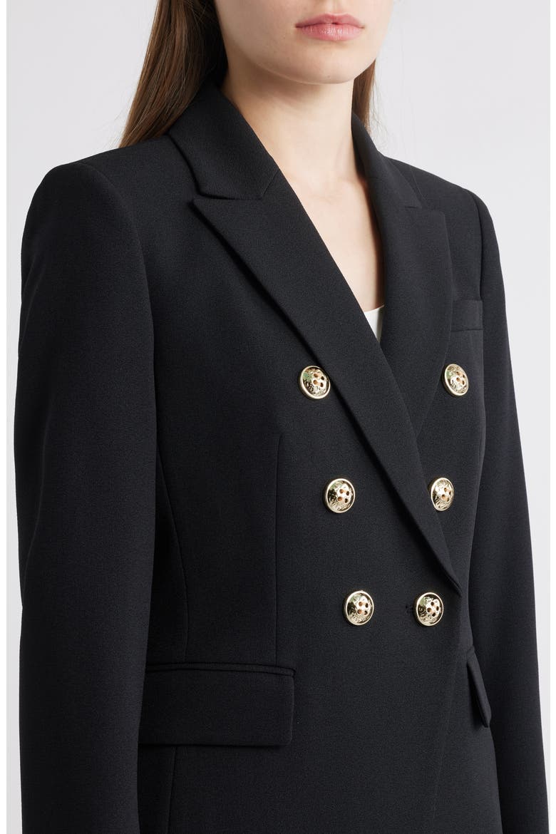 Double Breasted Two-Piece Suit, Alternate, color, BLACK