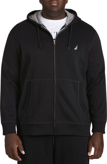Nautica Big & Tall Full-Zip Fleece Hoodie | Nordstrom