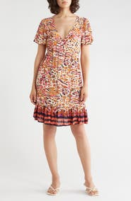 Lovestitch Short Sleeve Babydoll Minidress