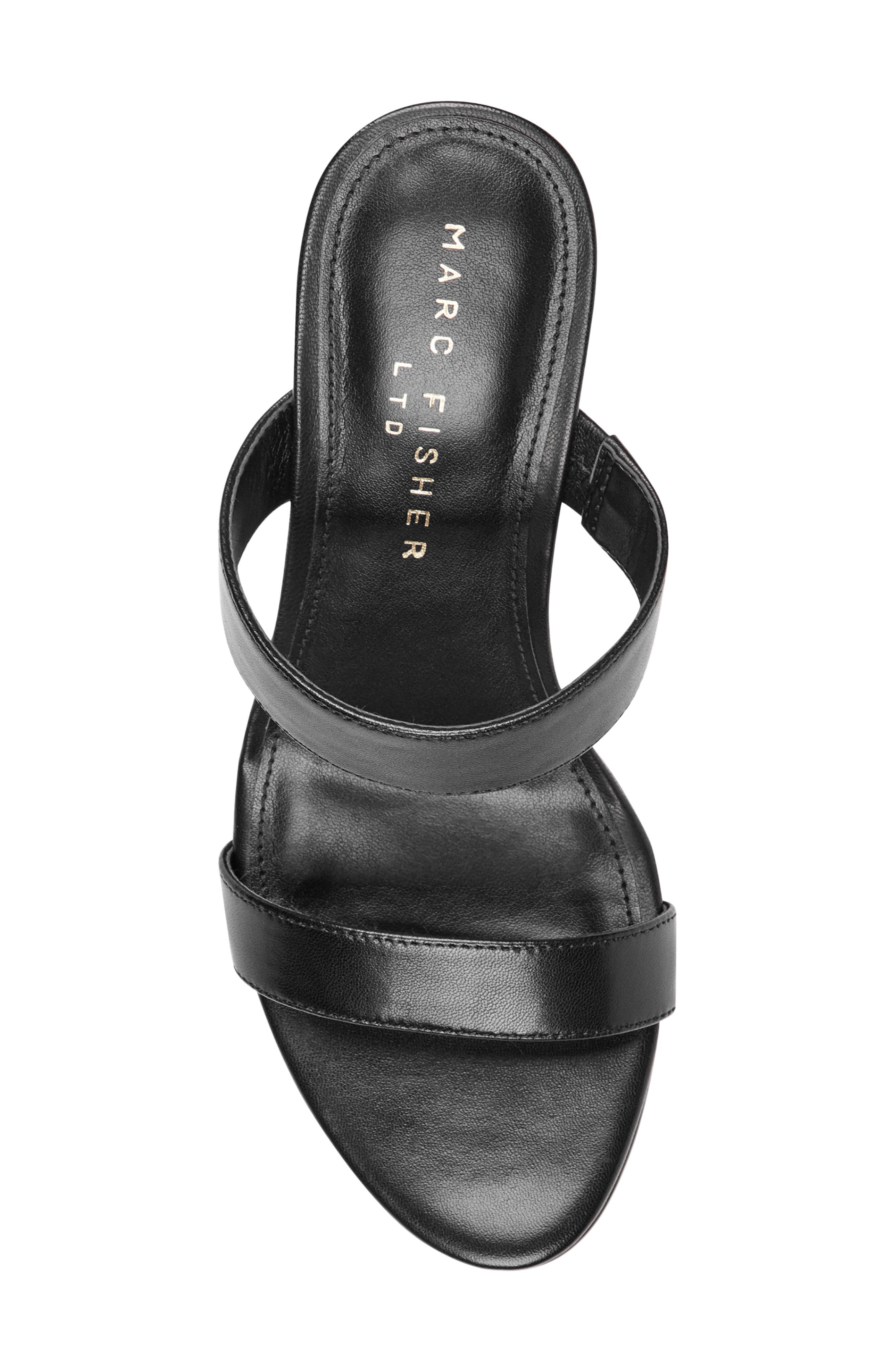 Marc Fisher LTD Jessey Slide Sandal, Alternate, color, Black