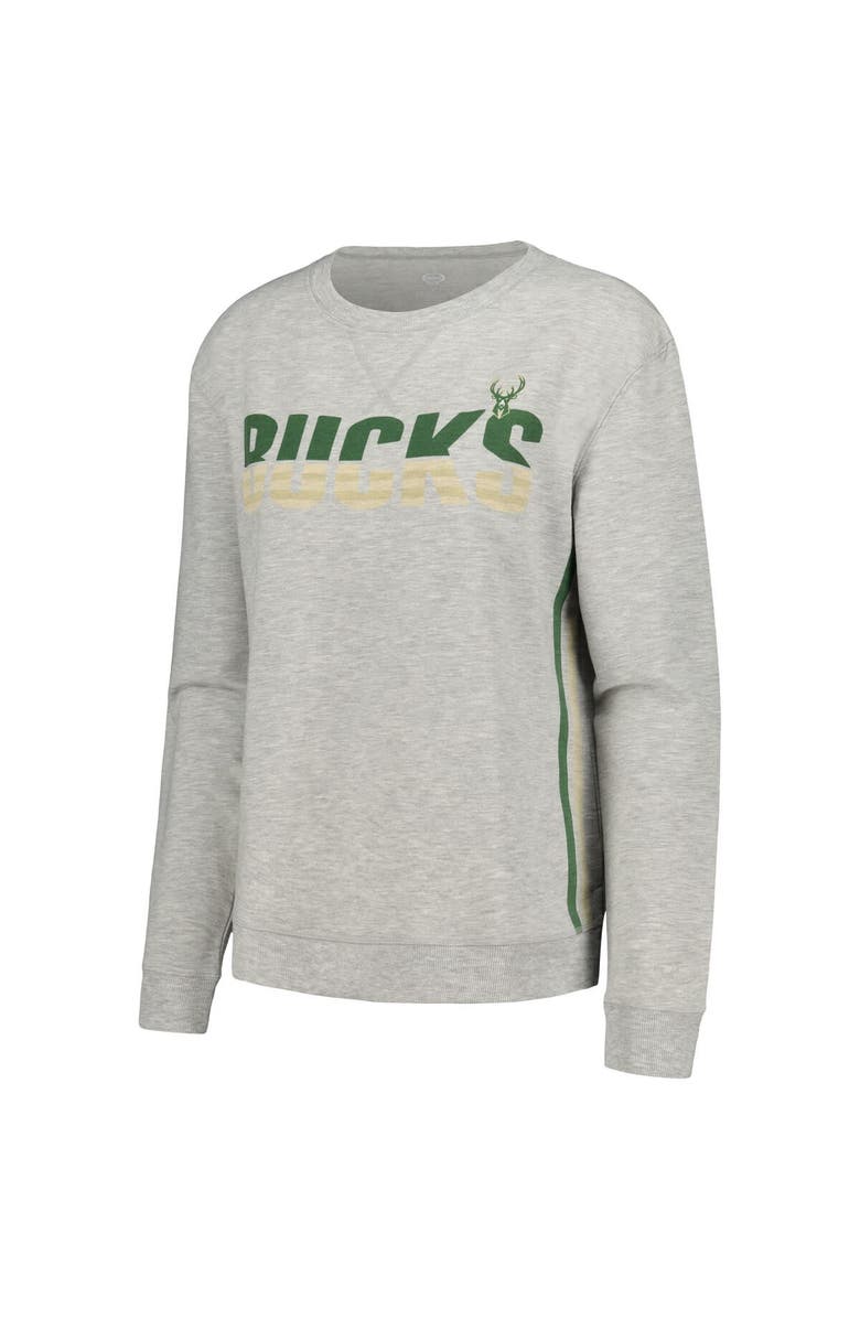 CONCEPTS SPORT Women's Concepts Sport Gray Milwaukee Bucks Cedar Long Sleeve T-Shirt & Shorts Sleep Set, Alternate, color, Gray