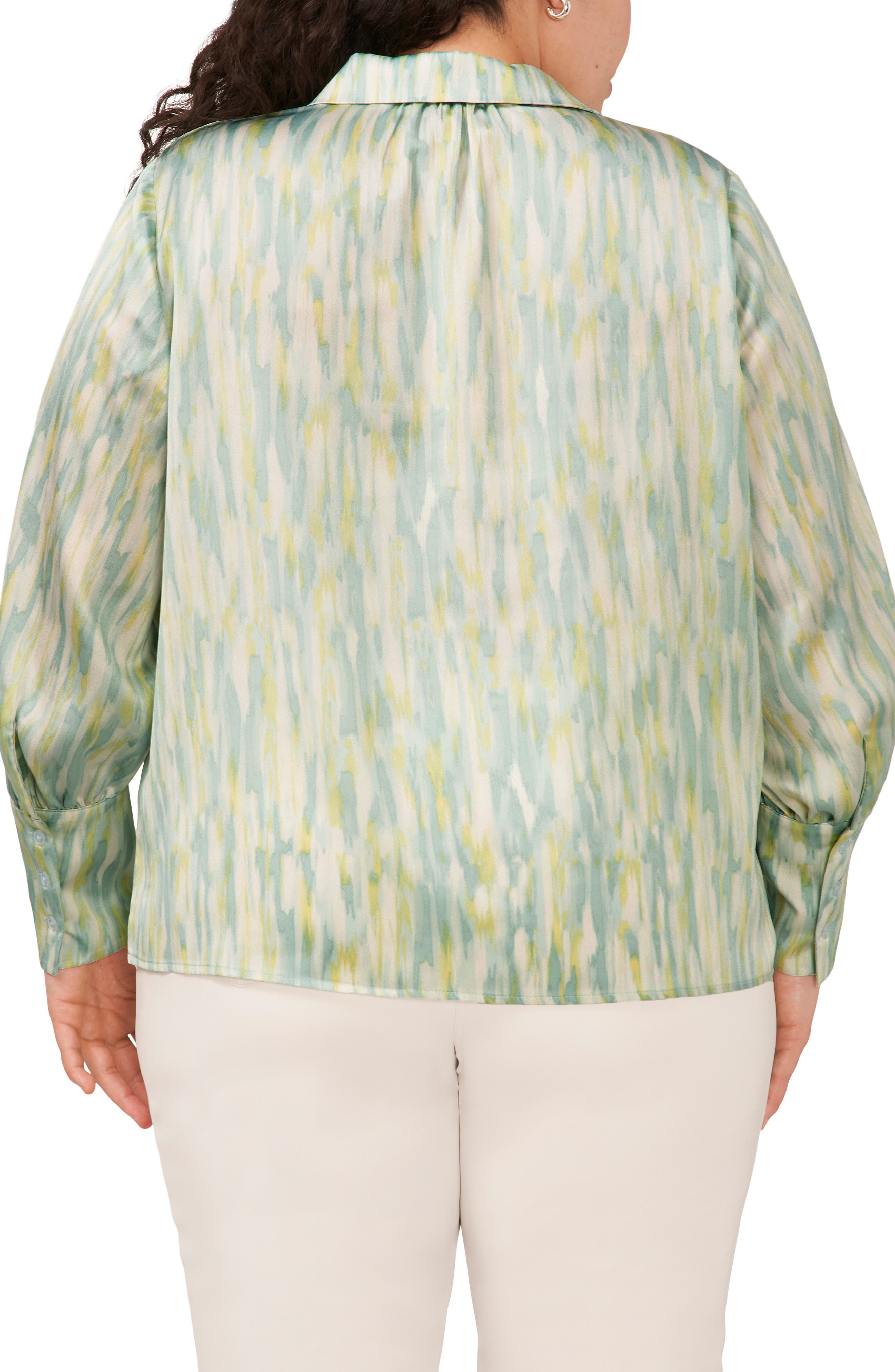 Halogen® Print Button-Up Shirt (Women) | Nordstromrack
