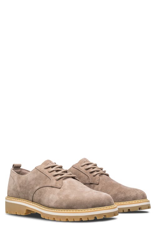 Clae Logan Lugged Plain Toe Derby In Cashmere Suede
