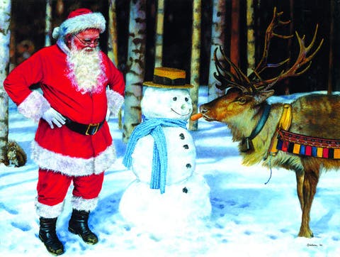 A Carrot for Rudolf 300 piece Jigsaw Puzzle for Adults