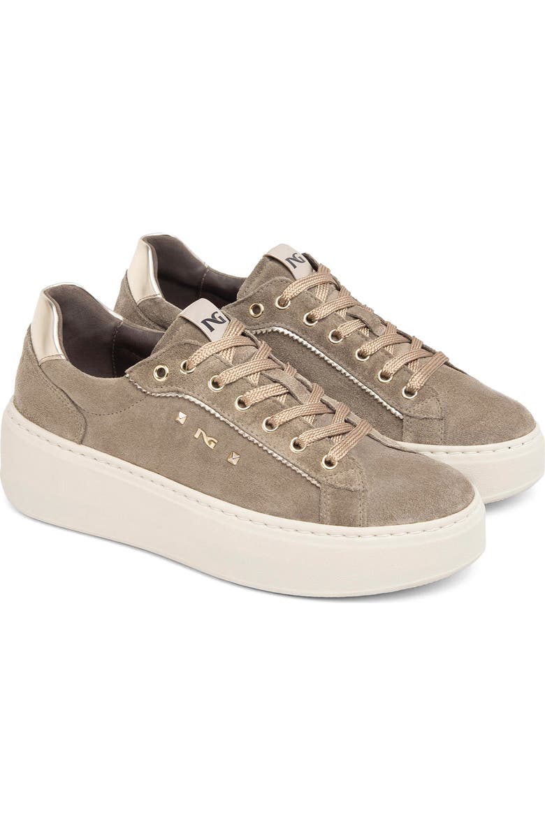 NeroGiardini Platform Sneaker, Main, color, Taupe