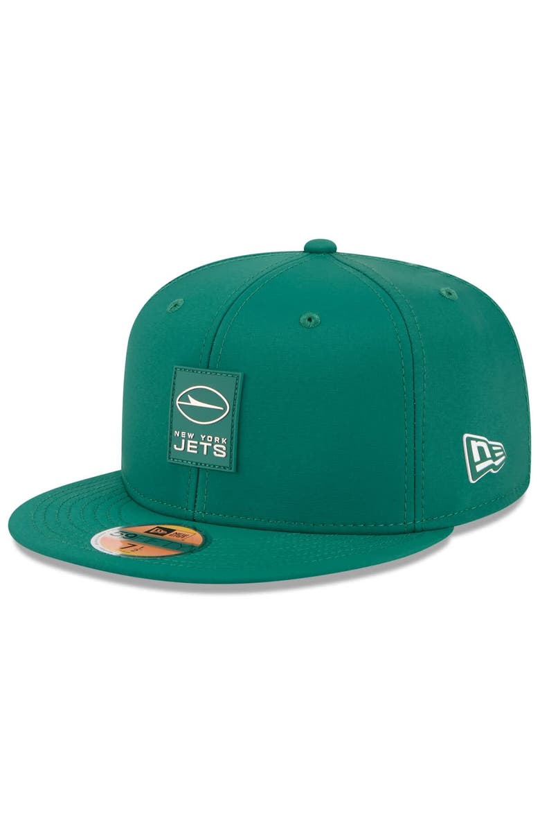 New Era Men's New Era Green New York Jets 2025 Sideline 59FIFTY Fitted Hat, Main, color, Green