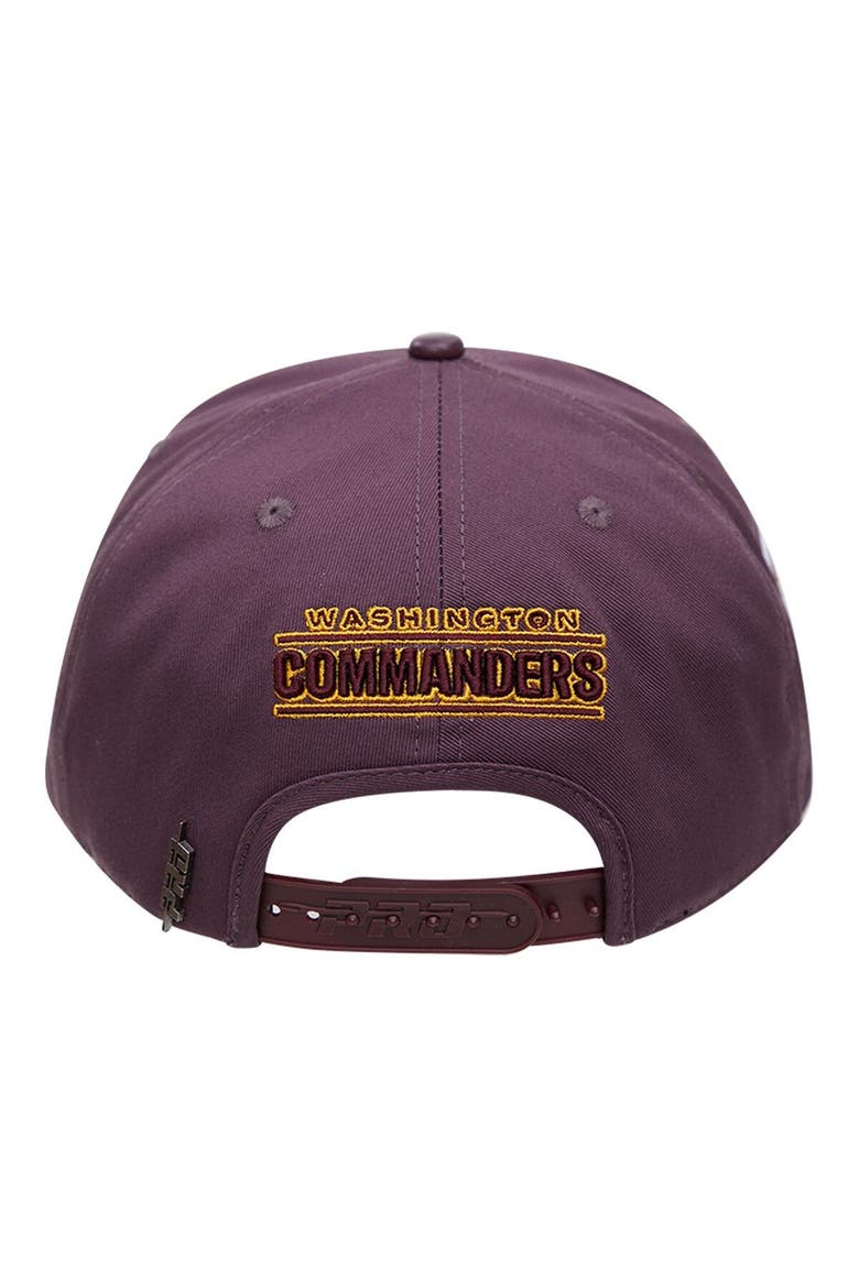 Men's Pro Standard Burgundy Washington Commanders Classic Snapback Hat, Alternate, color, Burgundy