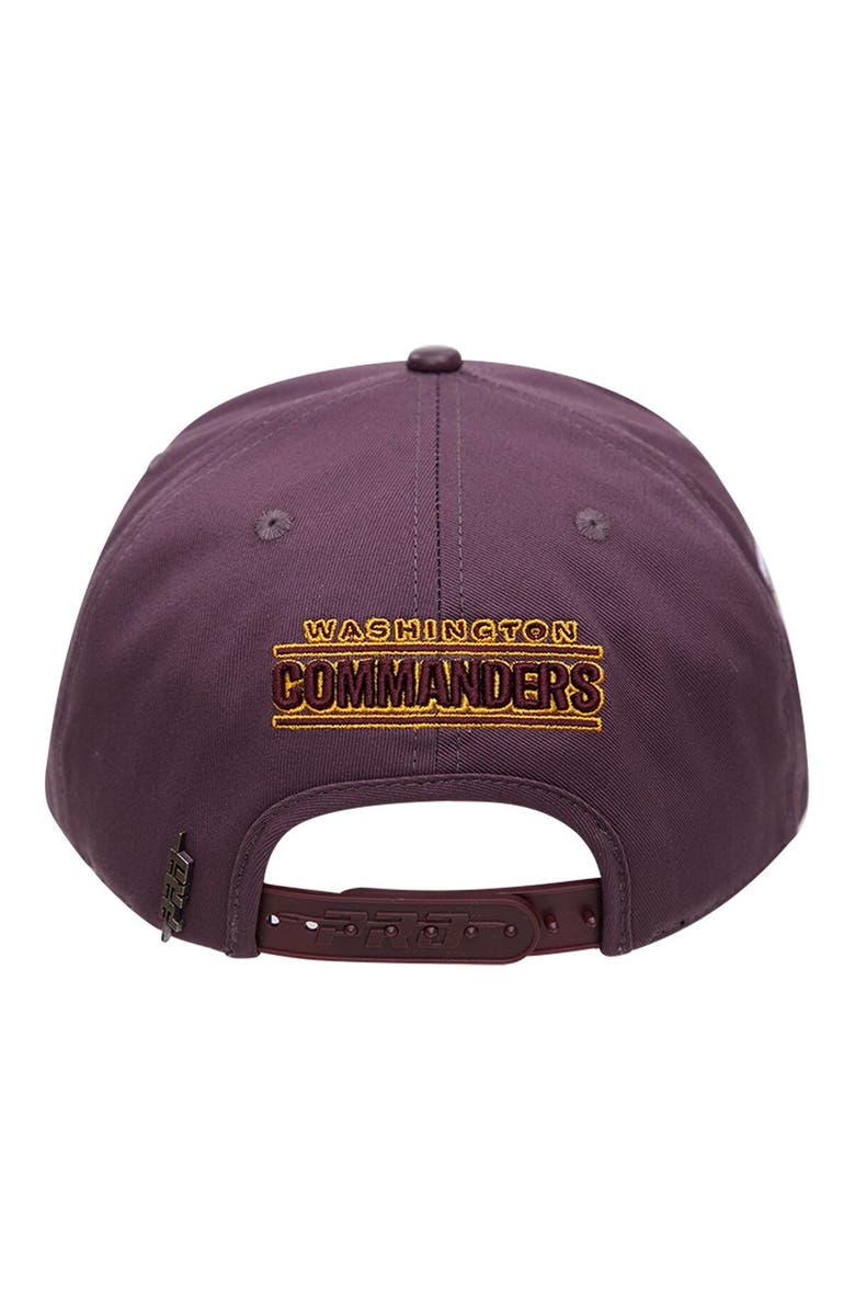 PRO STANDARD Men's Pro Standard Burgundy Washington Commanders Classic Snapback Hat, Alternate, color,