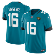 Nike Men's Nike Trevor Lawrence Teal Jacksonville Jaguars Team Vapor F.U.S.E. Stitched Limited Jersey