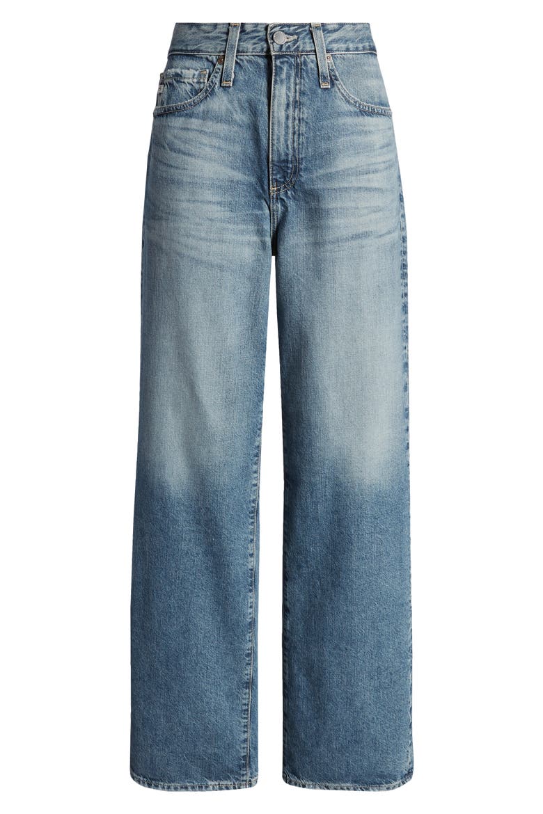 Kora High Waist Wide Leg Jeans, Alternate, color, RIVAL