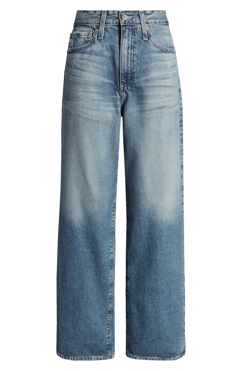 AG Kora High Waist Wide Leg Jeans, Alternate, color, Rival