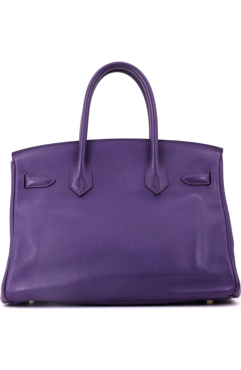 Pre-Owned Hermes Birkin Handbag Purple Swift with Gold Hardware 30, Alternate, color, Ultraviolet