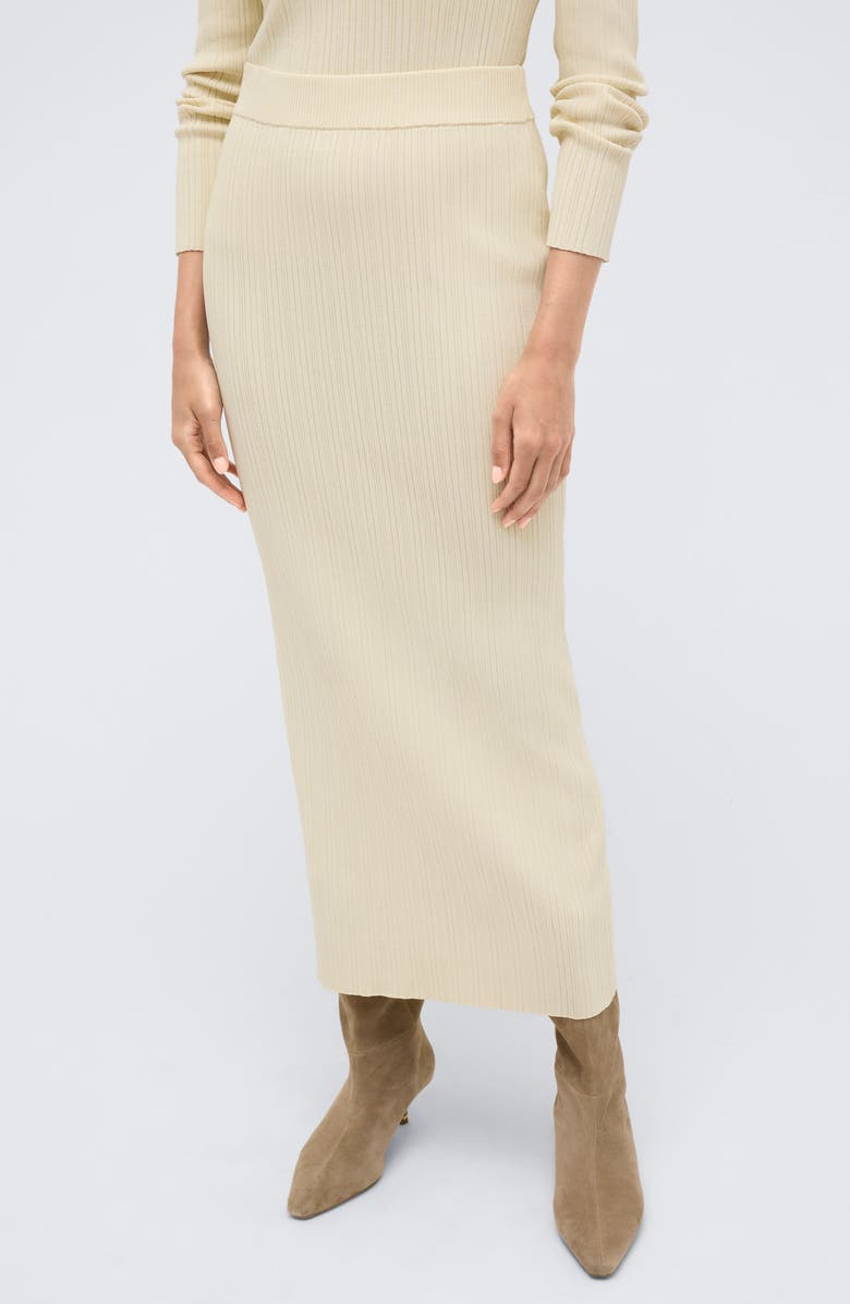Kenneth Cole Variegated Rib Maxi Skirt, Main, color, 