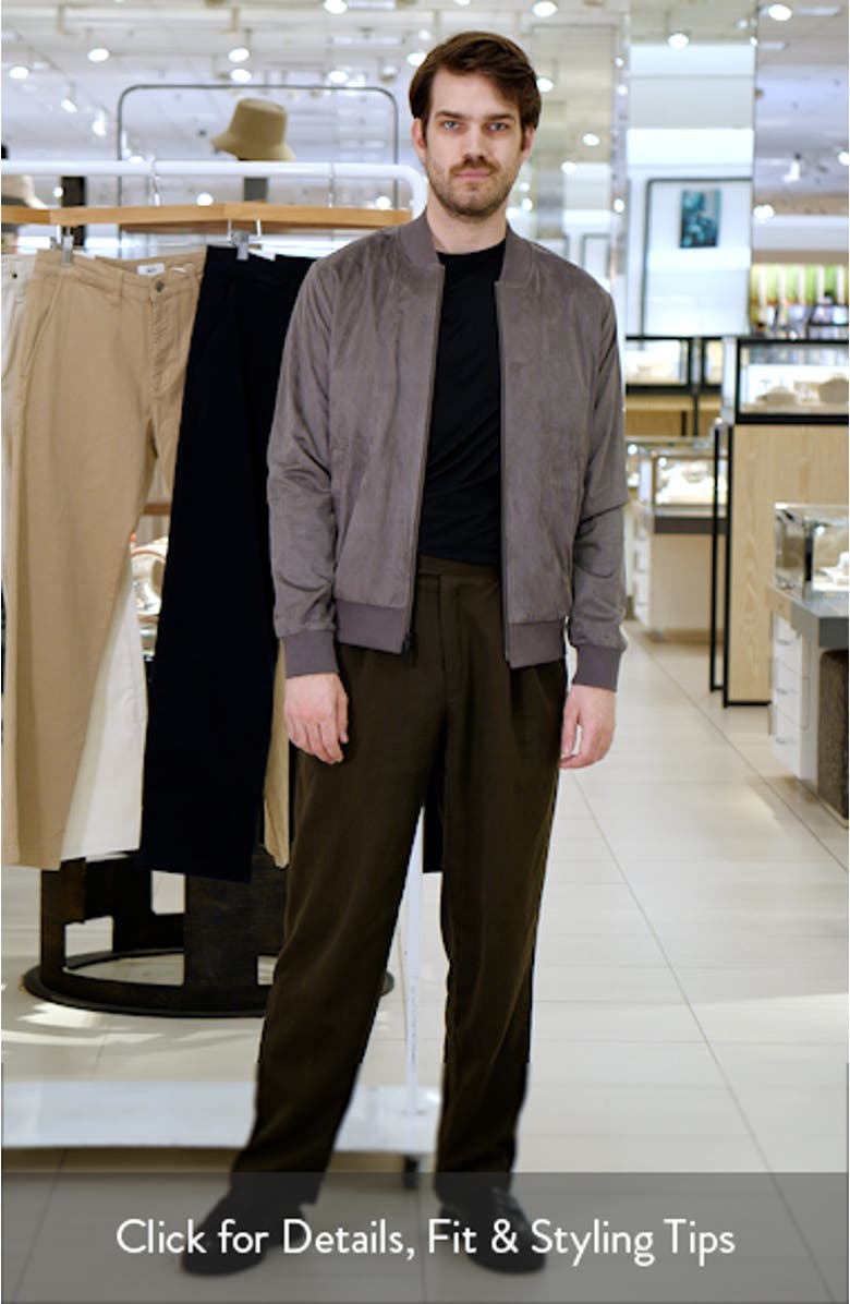 Renoir Blade Collar Faux Suede Jacket, sales video thumbnail