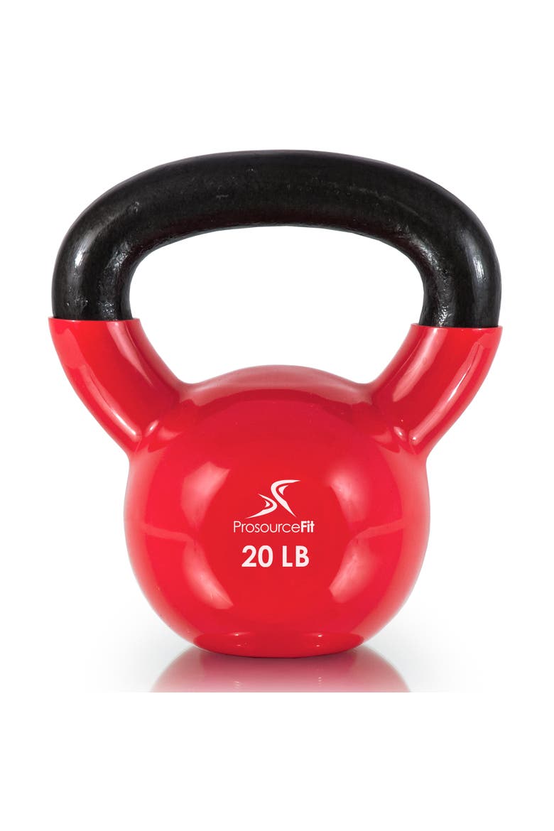 Vinyl Coated Iron Kettlebell, Main, color, 20 lb