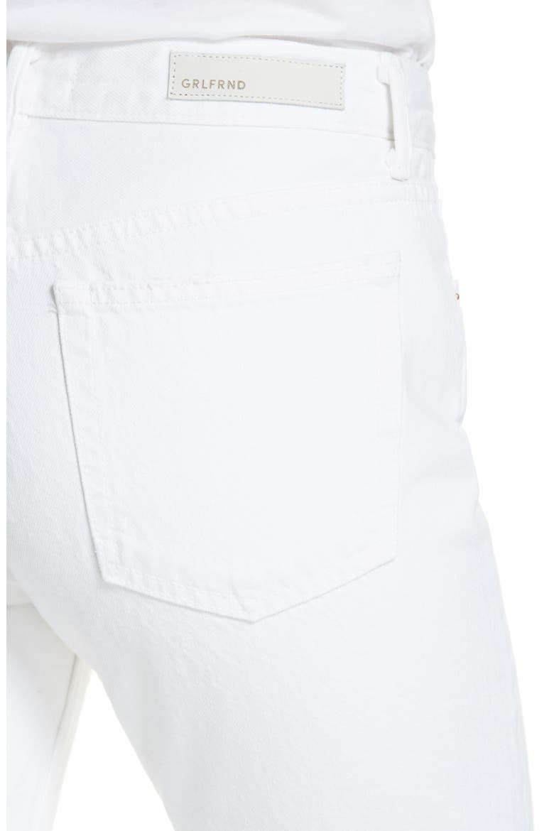 Tatum Crop Flare Jeans, Alternate, color, WHITE FLAG