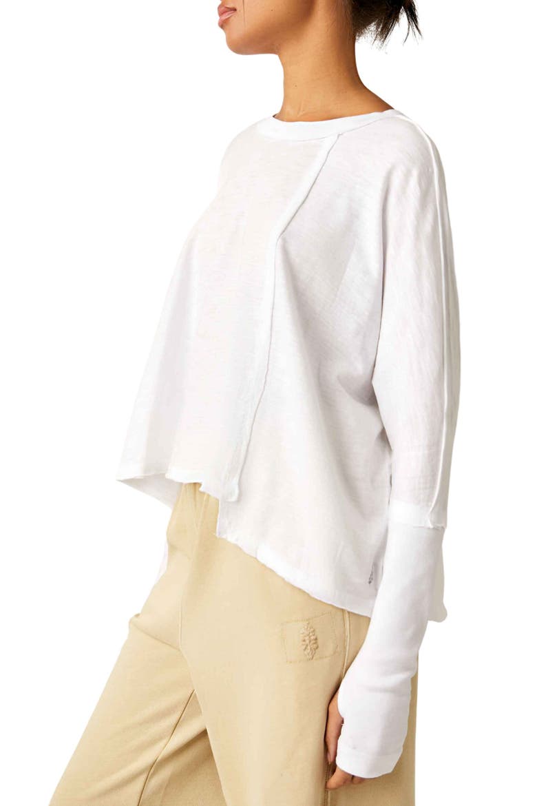 FP Movement Never Better Ultra Lite Ten Laps Layer Top, Alternate, color, WHITE