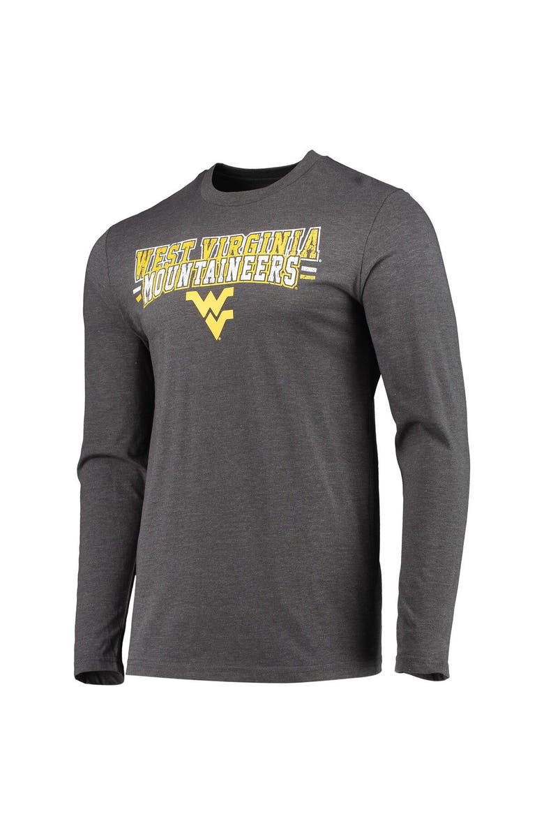 CONCEPTS SPORT Men's Concepts Sport Navy/Heathered Charcoal West Virginia Mountaineers Meter Long Sleeve T-Shirt & Pants Sleep Set, Alternate, color, Navy