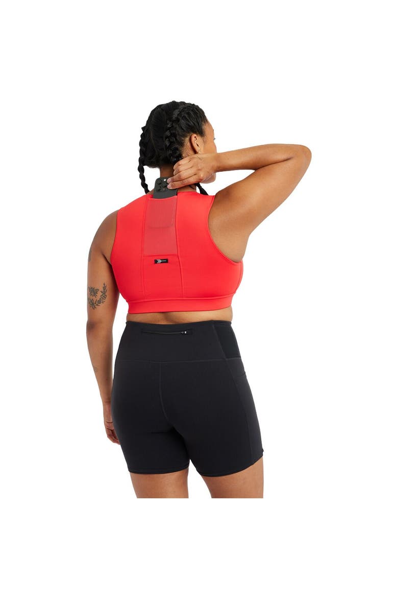 Flyout Bra - Women's, Alternate, color, Flash Flare