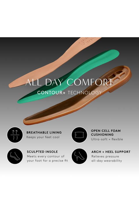 Flexy Leather Flat - Wide Width Available (Women)
