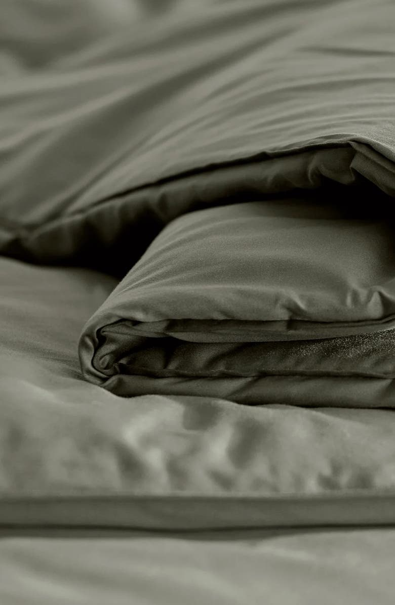 Boll & Branch Signature Comforter Set, Alternate, color, Juniper