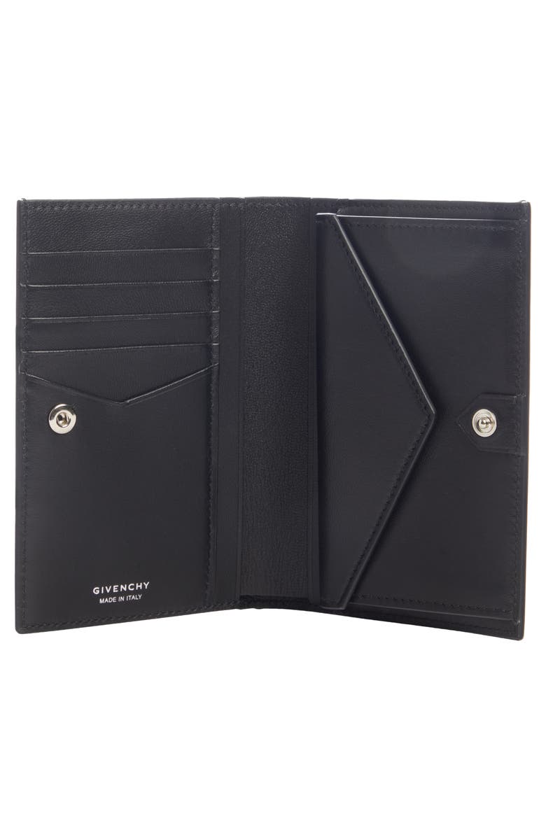 Givenchy Antigona Leather Bifold Wallet, Alternate, color, 
