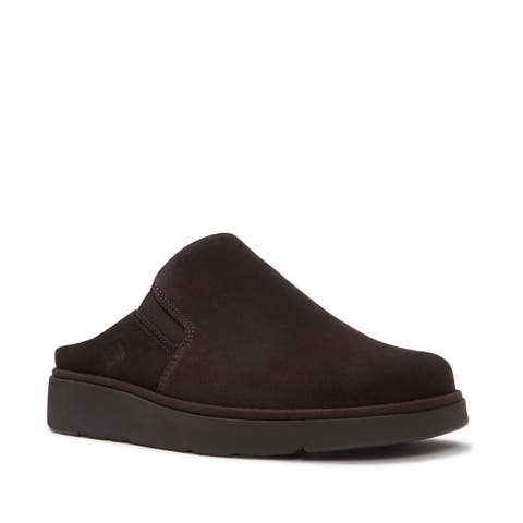 Gen FF Elasticated Suede Mules