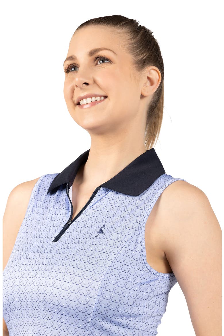 Golf Clubs Performance Polo Dress, Alternate, color, LIGHT BLUE