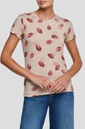 L'AGENCE Ressi Kiss Print T-Shirt