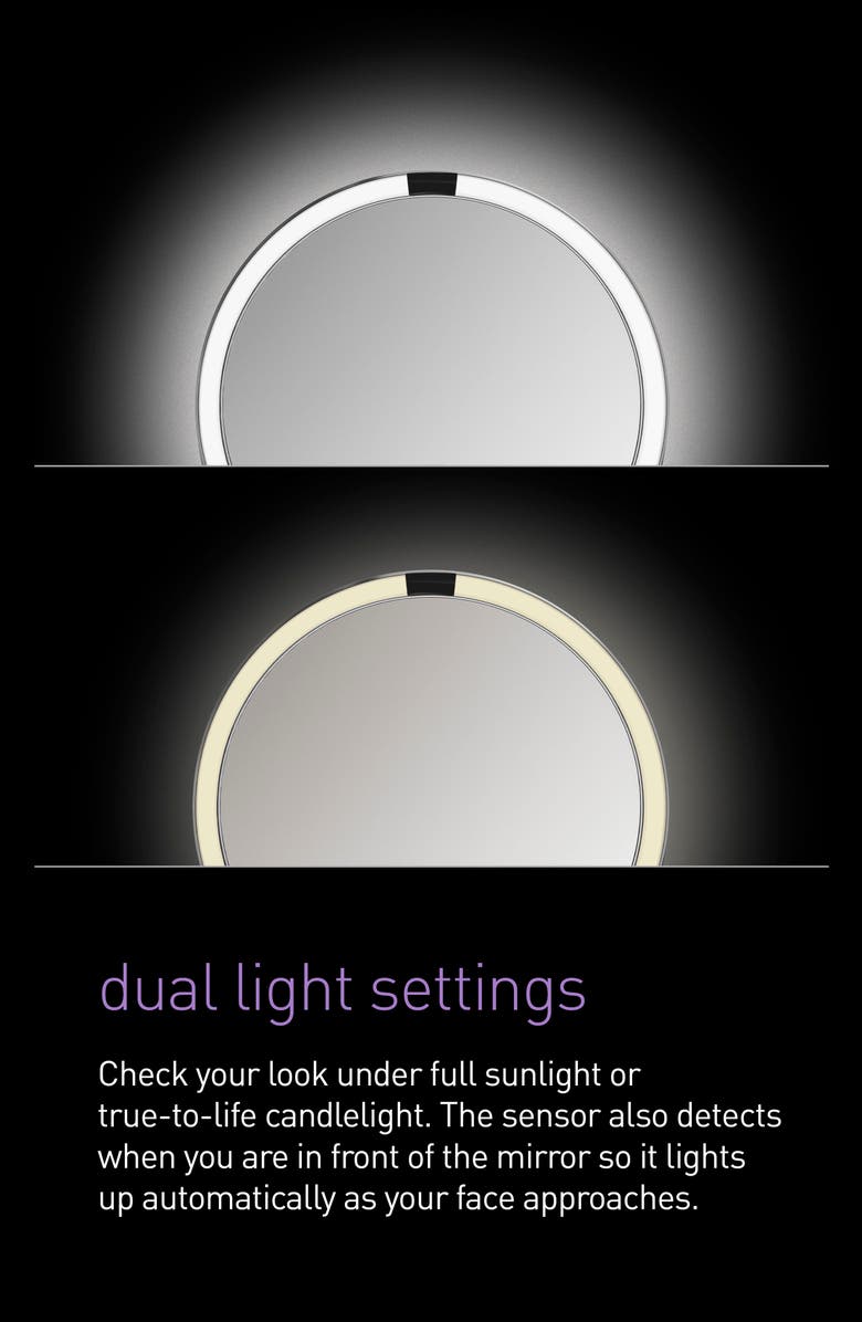 simplehuman Trio Max Sensor Mirror, Alternate, color,