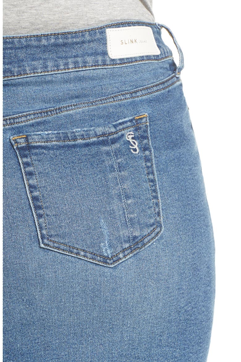 Long Denim Skirt, Alternate, color, JACKIE
