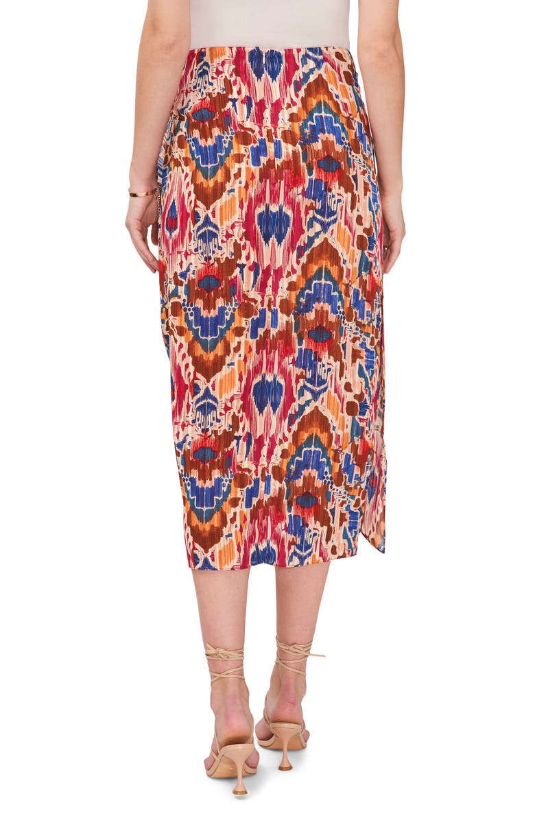 Vince Camuto Side Tie Midi Skirt, Alternate, color, Chilli Oil