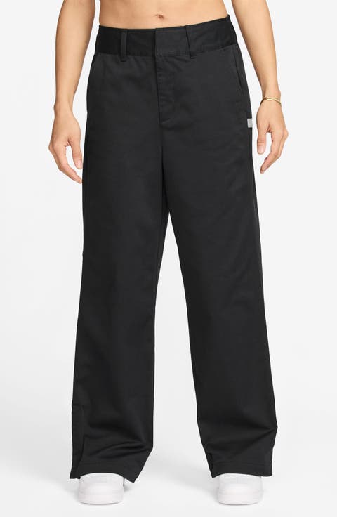 Structured Twill Pants