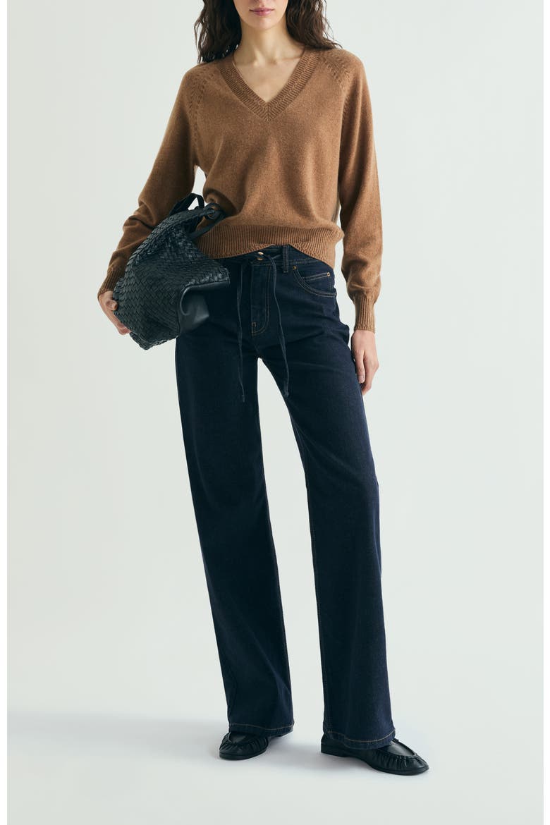 Jeans Waist Lace Detail, Alternate, color, Indigo
