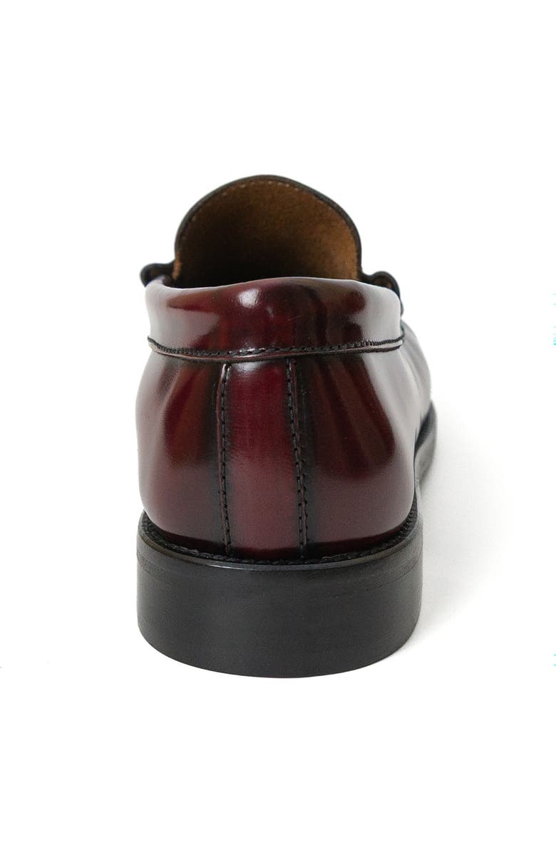 Menina Step Mila Leather Penny Loafer, Alternate, color, Burgundy