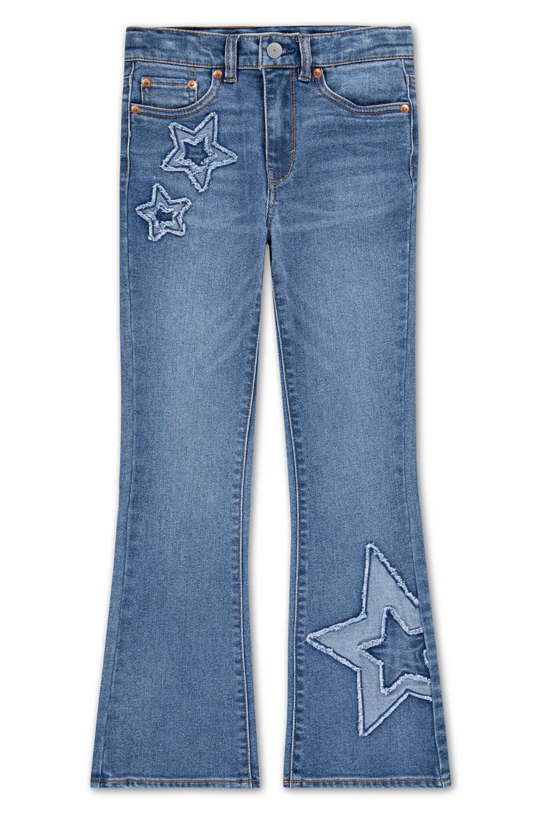 Kids' 726 Tonal Denim Flare Jeans, Main, color, BLANC DE BLANC