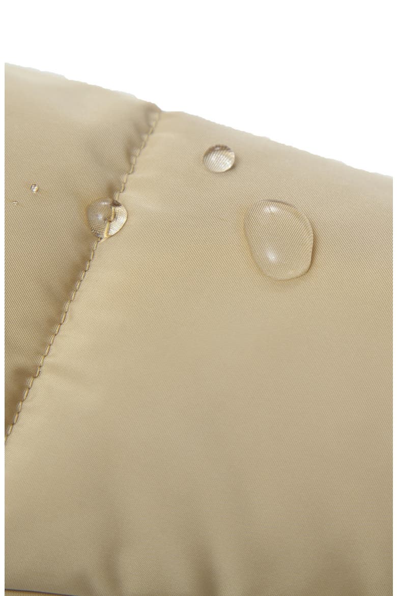 Fleece Lined  Puffer Coat with Removable Trim, Alternate, color, Khaki