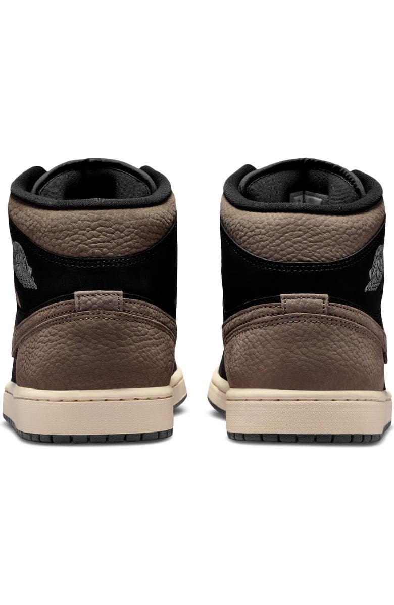 Jordan Air Jordan 1 Mid SE Sneaker, Alternate, color, Black/ Olive Grey