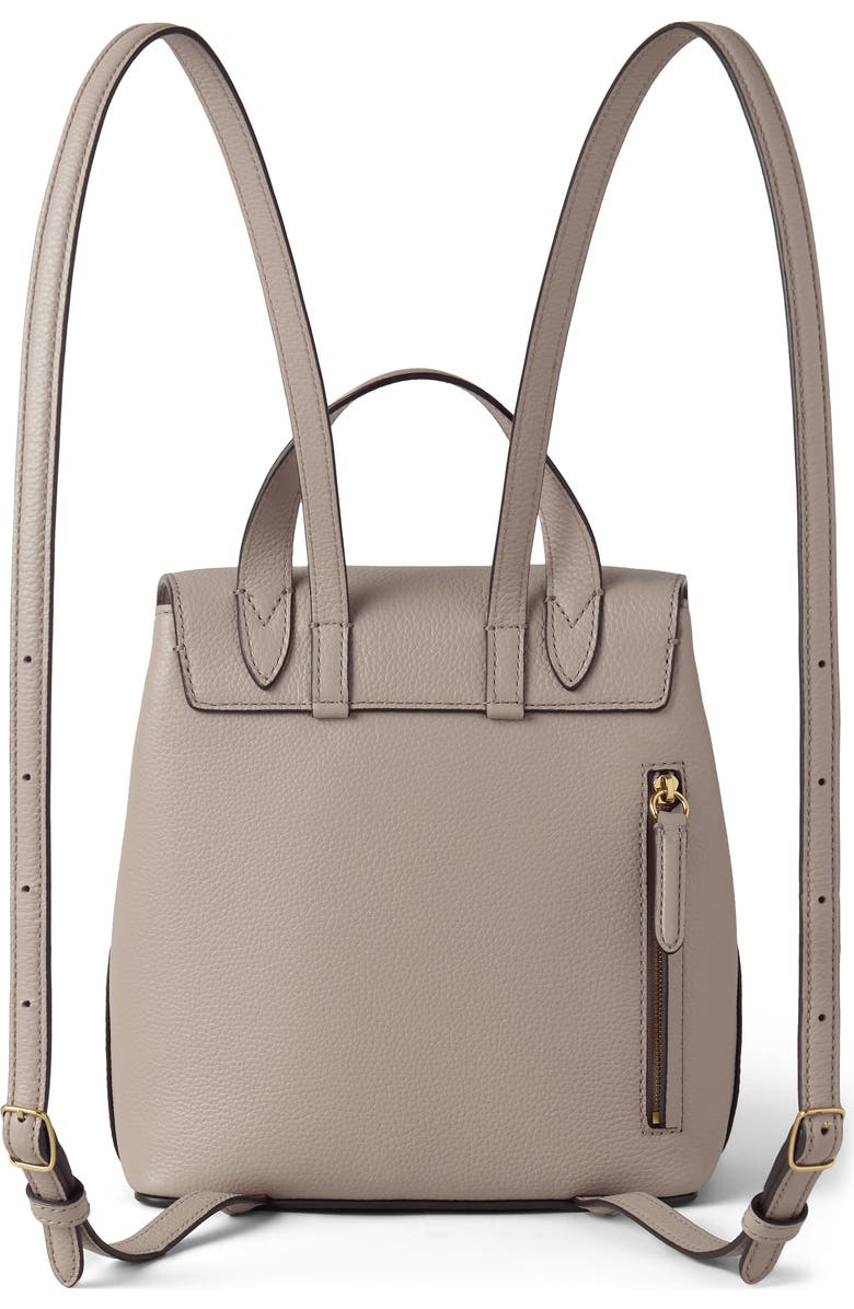 Mulberry Mini Bayswater Leather Backpack, Alternate, color, Cashmere Taupe
