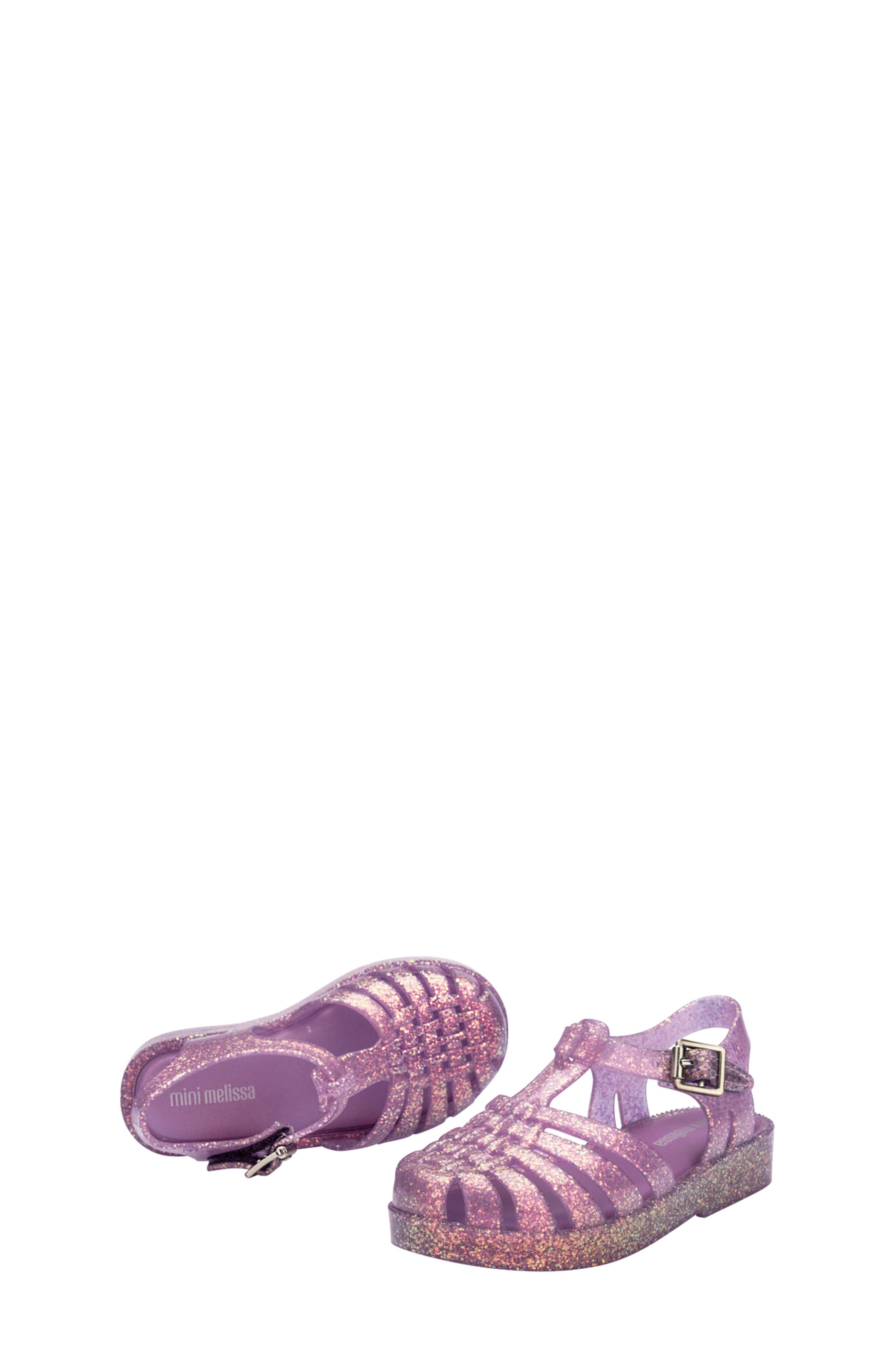 Kids Mini Posses Sandal, Alternate, color, GLITTER LILAC